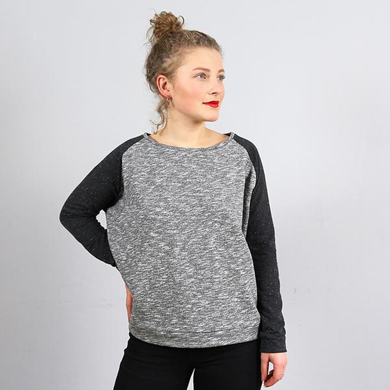 FRAU MONA raglansweater med smalle ærmer | Studio klippeklar | XS-L,  image number 5