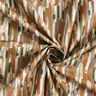 Bomuldsstof Cretonne penselstr&oslash;g &ndash; pinje/bronzefarvet,  thumbnail number 3