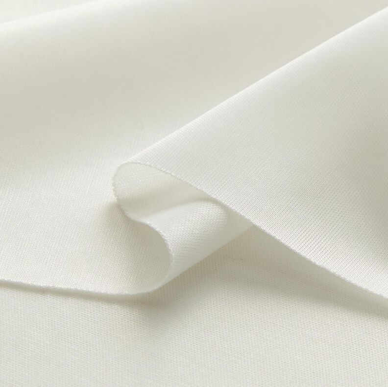 Charmeuse Charmeuse Ensfarvet – elfenben,  image number 4