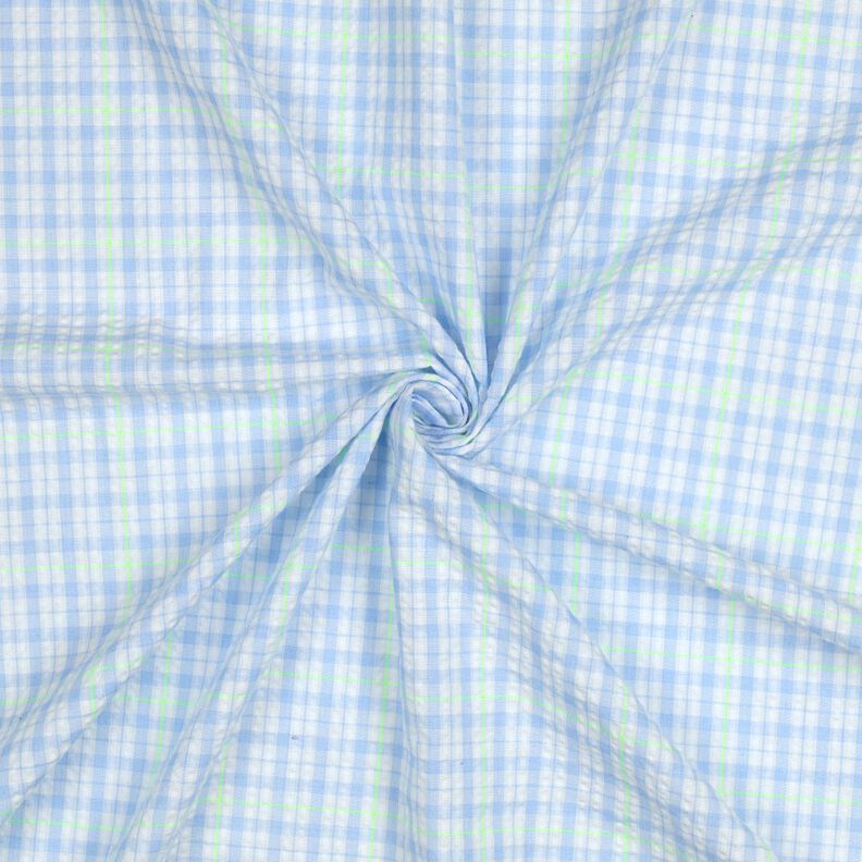 Bæk og bølge Bomuldsblanding Tern – lyseblå/neongrøn,  image number 3