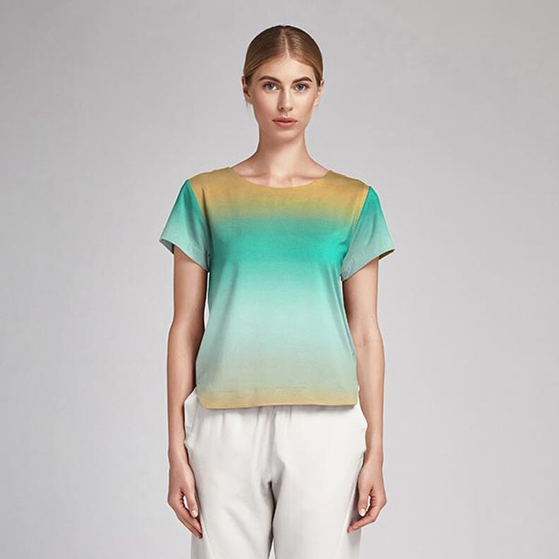 Satin farveforløb – pebermynte/solgul,  image number 6