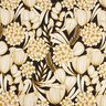Bomuldssatin Tropiske blomster – sort,  thumbnail number 1