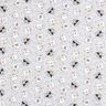 Bomuldspoplin Dyr med kroner – lysegrå,  thumbnail number 1