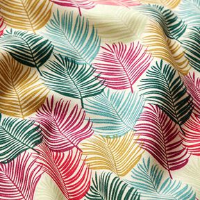 Outdoor Dekorationsstof Tropiske Blade – natur, 