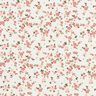 Bomuldsjersey Lyserøde blomster – elfenben,  thumbnail number 1