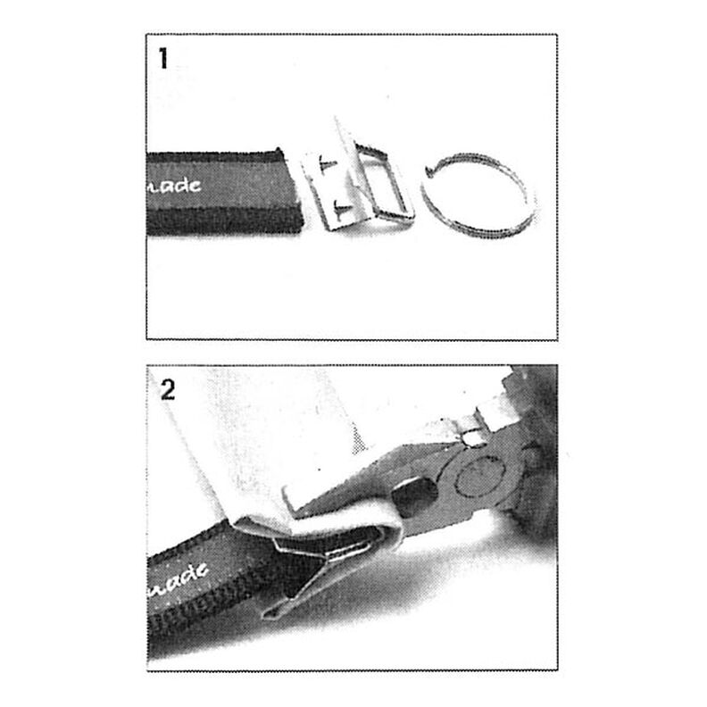 Nøglering til key strap – sølv metallisk | Prym,  image number 4