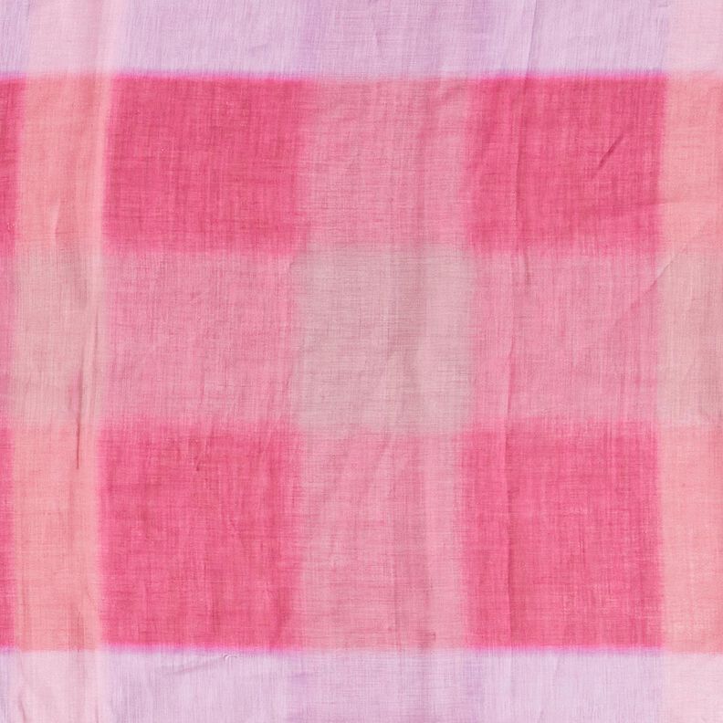 Ramie chiffon batik-tern – intens pink,  image number 2