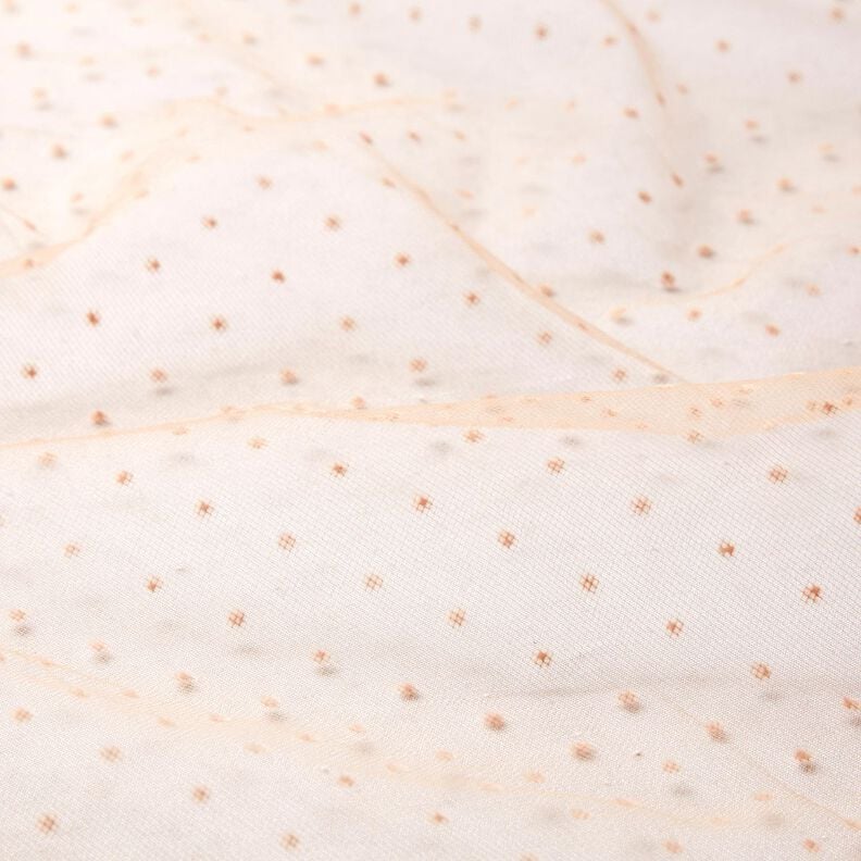 Tyl fløjlspunkter – beige,  image number 2