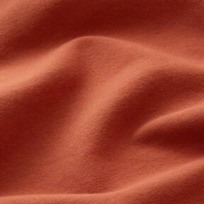 Let bomuldssweat ensfarvet – terracotta | Reststykke 90cm, 