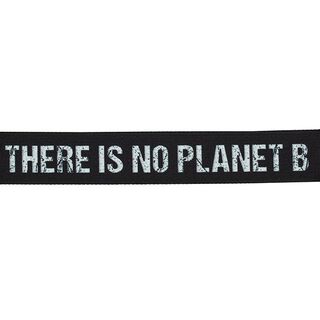 Bæltebånd til tasker There is no Planet B [ Bredde: 40 mm ] – sort/hvid, 