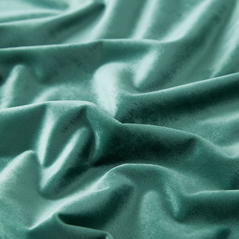 Dekorationsstof fløjl – grøn,  image number 2