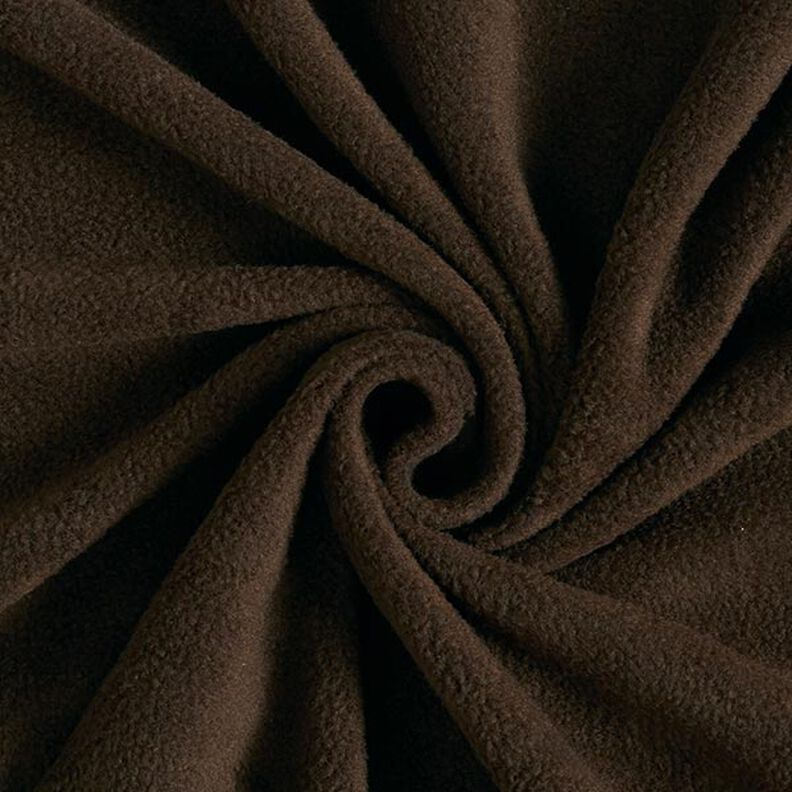 Antipilling fleece – mørkebrun,  image number 1