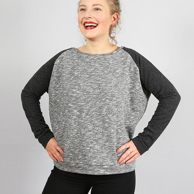 FRAU MONA raglansweater med smalle ærmer | Studio klippeklar | XS-L,  image number 3