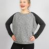 FRAU MONA raglansweater med smalle ærmer | Studio klippeklar | XS-L,  thumbnail number 3