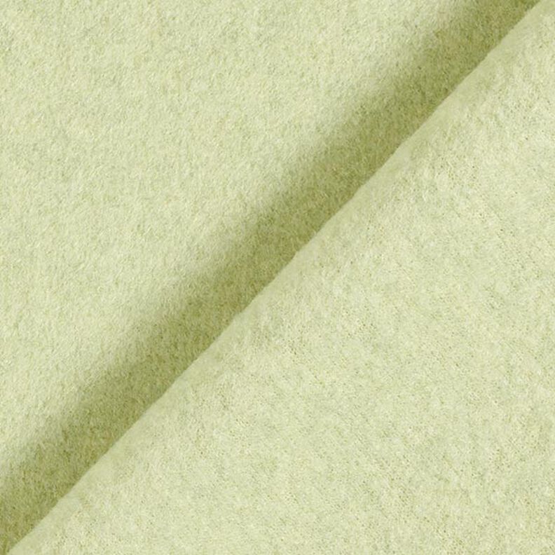 Cashmere fleece ensfarvet – pistacie,  image number 3
