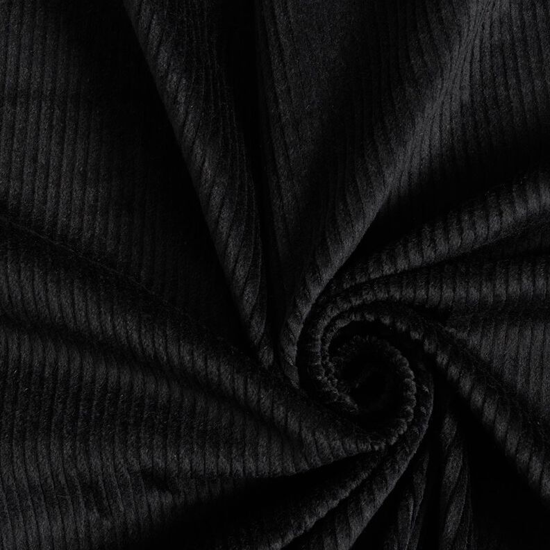 Bred fløjl stretch – sort,  image number 1