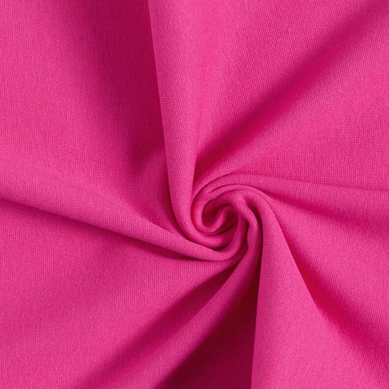 Rib stof ensfarvet – intens pink,  image number 1