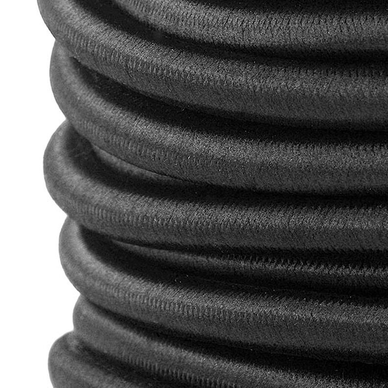 Outdoor Gummikordel [Ø 8 mm] – sort,  image number 1