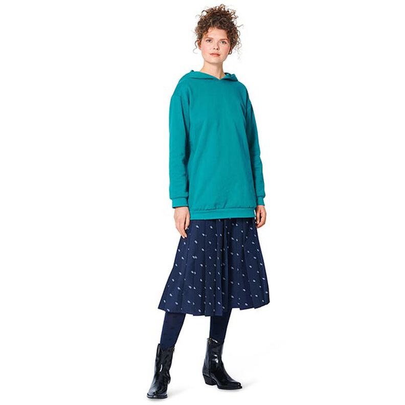 Sweater / Hættetrøje i tre længder | Burda 5979 | 34-48,  image number 4