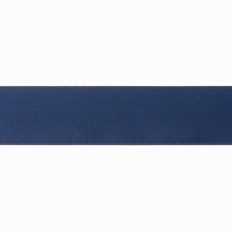 Satinbånd [25 mm] – marineblå,  image number 1