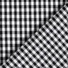 Bomuldsstof Vichy tern 0,5 cm – sort/hvid,  thumbnail number 4