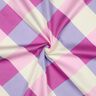 Bomuldssatin Large Gingham | Nerida Hansen – pastelviolet/uldhvid,  thumbnail number 3