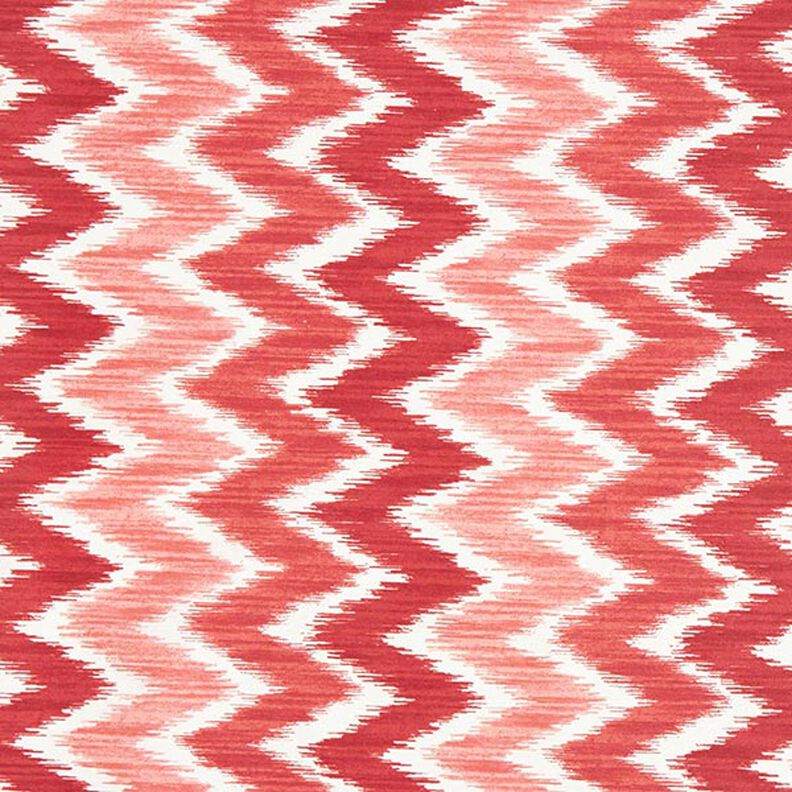 Voksdug, Ikat-print – rød/hvid,  image number 1