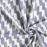 Badetøjsstof Penselstrøg – uldhvid/skiffergrå,  thumbnail number 3