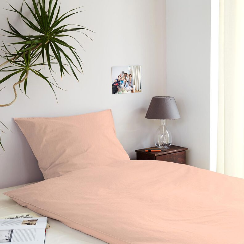 Bomuldssatin Ensfarvet – rosé,  image number 7