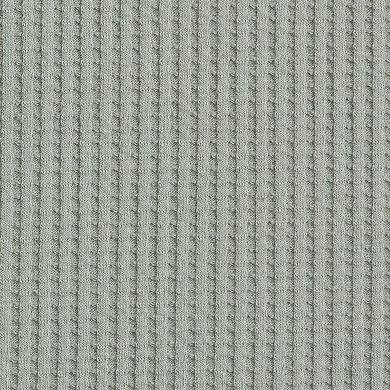 Vaffeljersey af bomuld ensfarvet – reed,  image number 4