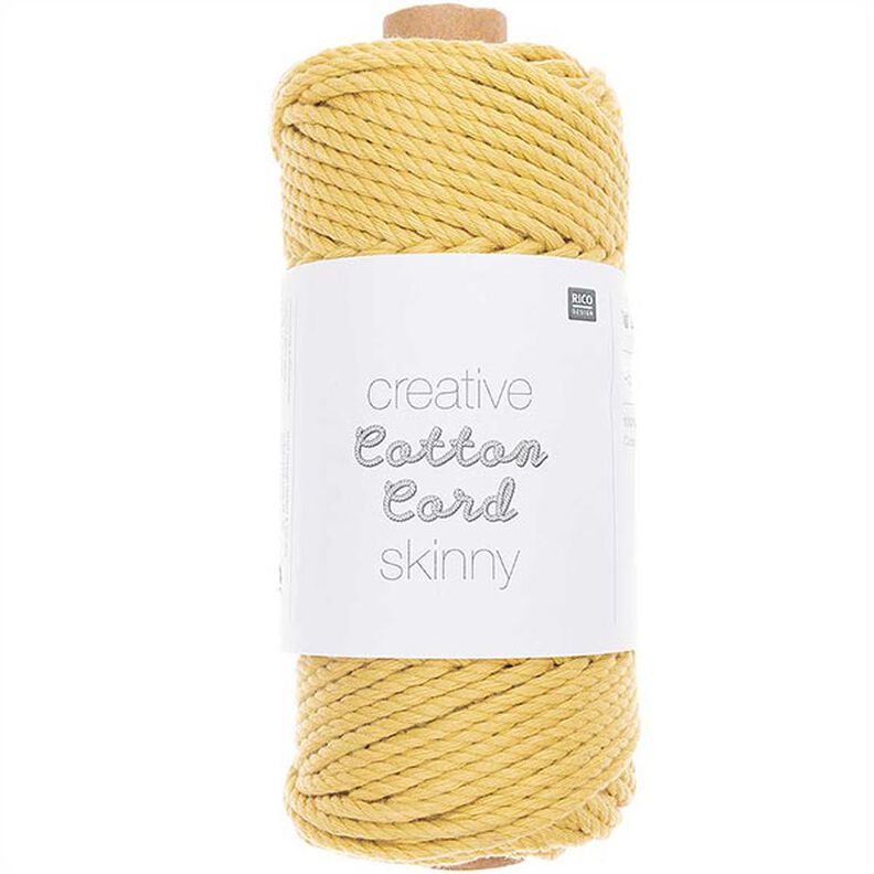 Creative Cotton Cord Skinny Makramé-garn [3mm] | Rico Design – sennep,  image number 1