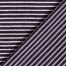 Finstrik smalle Striber &ndash; plum/hvid,  thumbnail number 4