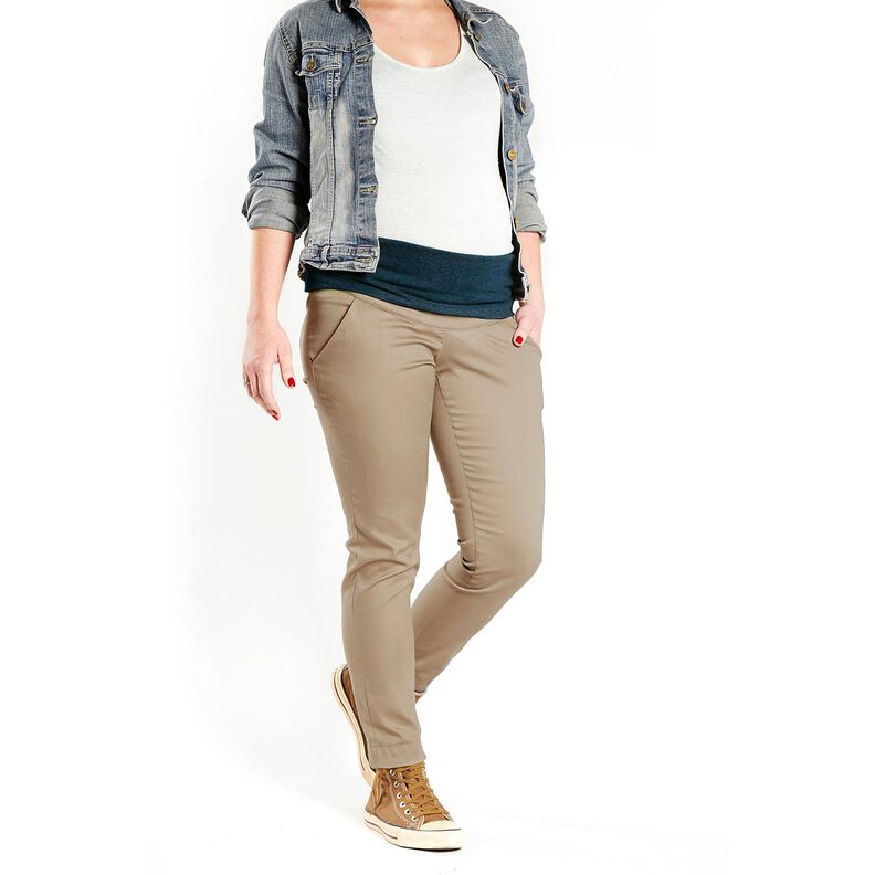 Bomuldskiper Ensfarvet – petrol,  image number 5