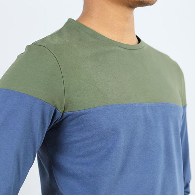 HERR LEVI langærmet shirt med colourblocking | Studio klippeklar | S-XXL,  image number 5