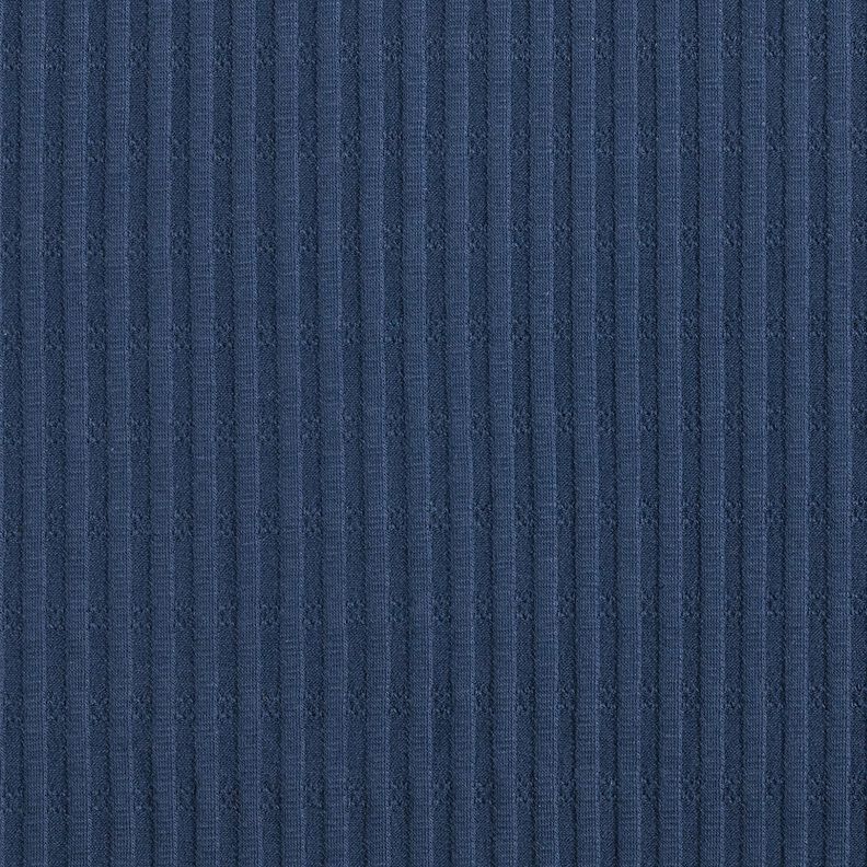 Rib-jersey strikkemønster – natblå,  image number 1