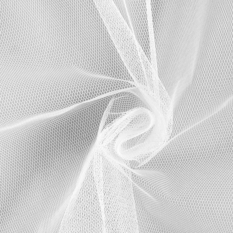 Brude-mesh ekstra bred [300 cm] – hvid,  image number 1