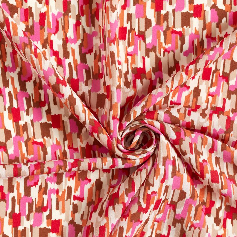 crepestof penselstrøg – pink/mørkebeige,  image number 3