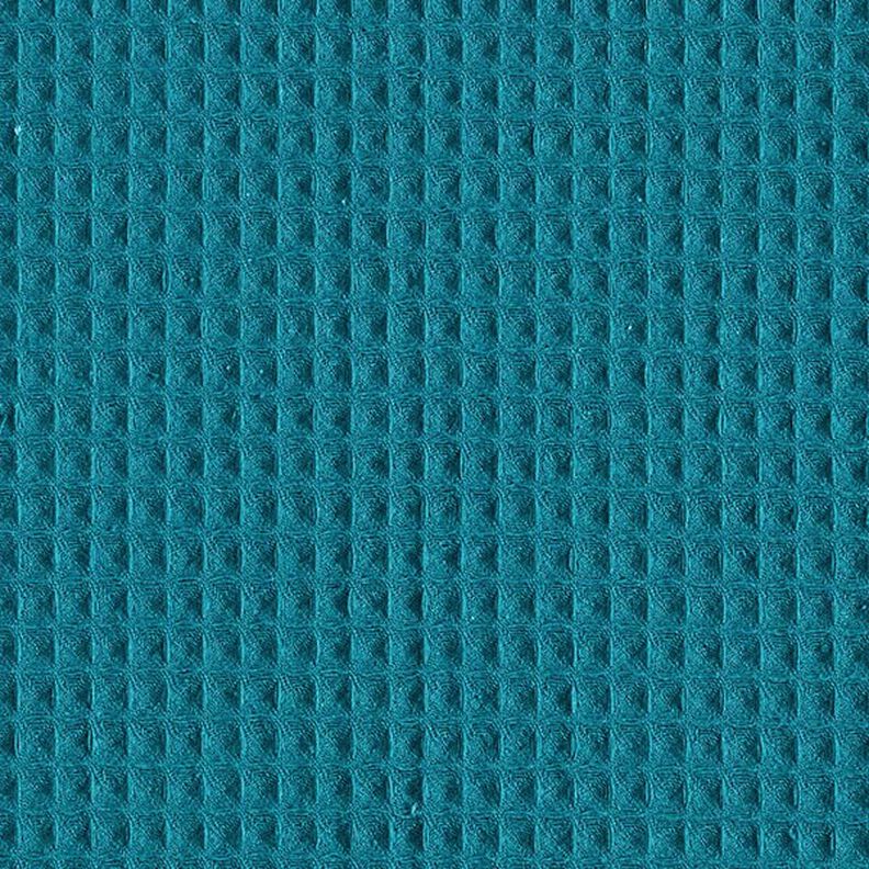 Vaffelpiqué – petrol,  image number 5