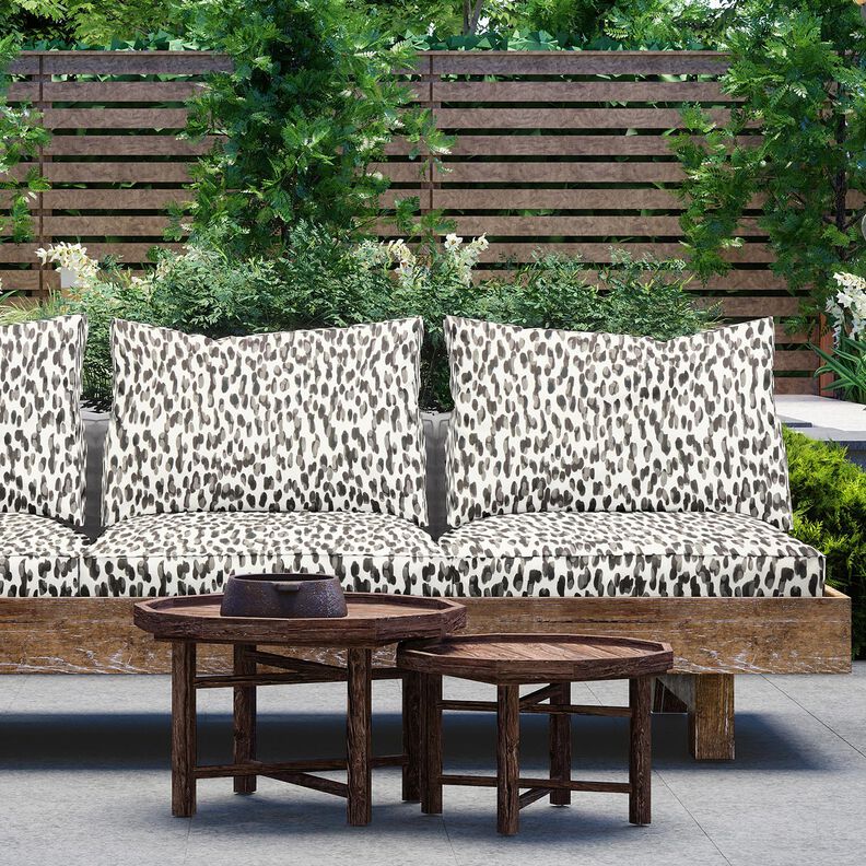 Outdoor stof Canvas store klatter – elfenben/grå,  image number 5