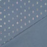 Musselin/Dobbelt-Crincle stof prikker Folietryk | by Poppy – blågrå,  thumbnail number 4