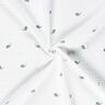 Musselin/Dobbelt-Crincle stof små hvaler – elfenben/blågrå,  thumbnail number 3