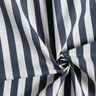 Bomuldsstof Cretonne maritime striber – sort-blå/lys taupe,  thumbnail number 3