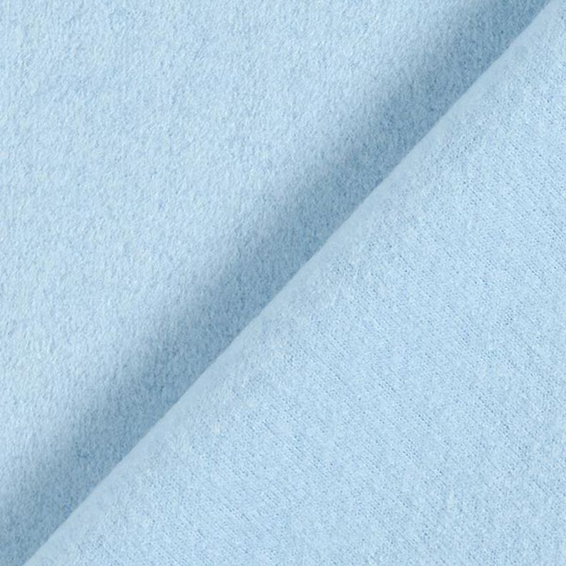 Cashmere fleece ensfarvet – lyseblå,  image number 3
