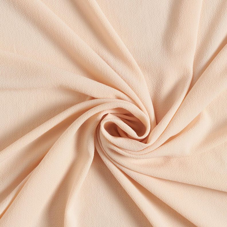 Georgette Ensfarvet – cashew,  image number 1