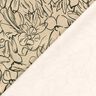 Blomsterskitser i stretchvelour – sand/sort,  thumbnail number 4