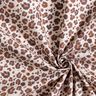 Bomuldsstof Cretonne store leopardpletter – mellembrun/lysebeige,  thumbnail number 3