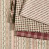 Dekorationsstof Halvpanama klassiske tern – bourgogne-farvet/natur,  thumbnail number 5