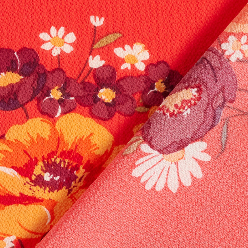 Crepestof blomsterbuket – chili,  image number 4