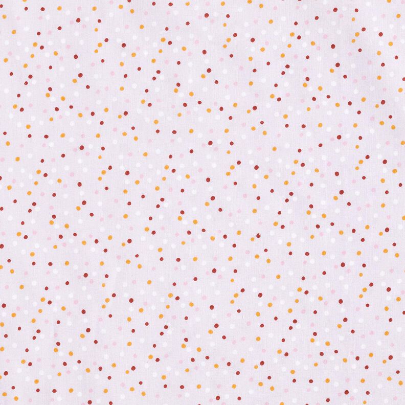 Bomuldsstof Cretonne små prikker – pastelviolet,  image number 1