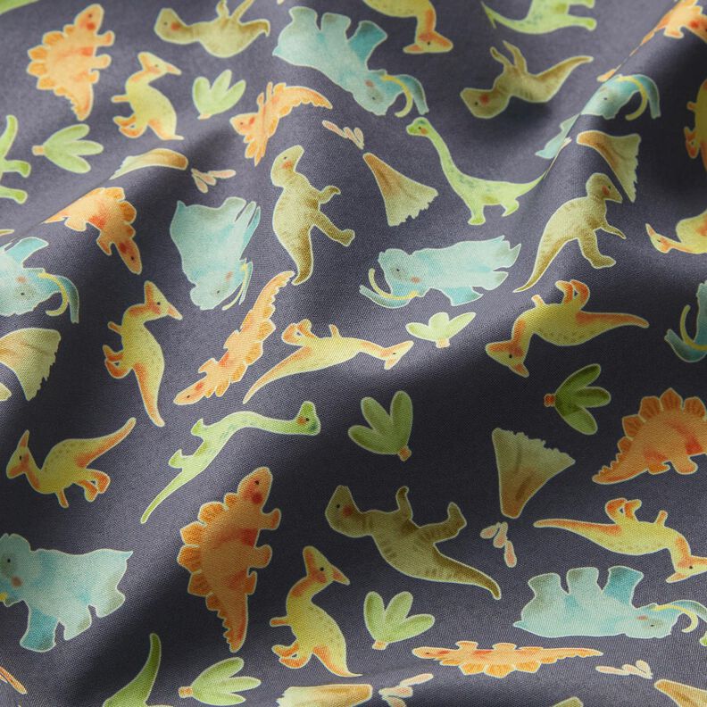 Softshell små dinosaurer Digitaltryk – antracit,  image number 3